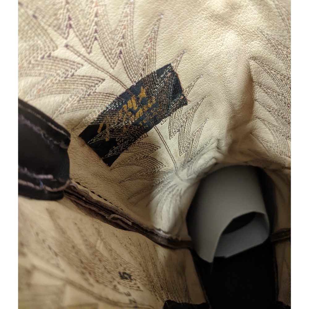 Tony Lama Exotic Elephant Western Cowboy Boots 8.5 - Picture 9 of 13